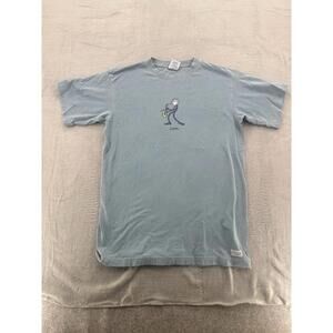 Life is Good Golf T-Shirt Men's Size M Gray Jam  Shirt